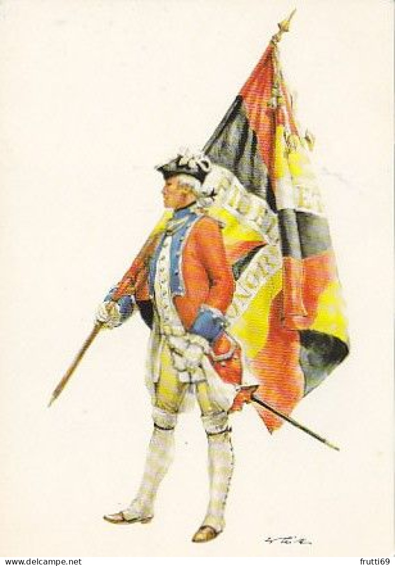 AK 153051 MILITARY / UNIFORM - Switzerland 1765-1767 - Schweizer Regiment Von Diesbach - Fähnrich - Uniformes