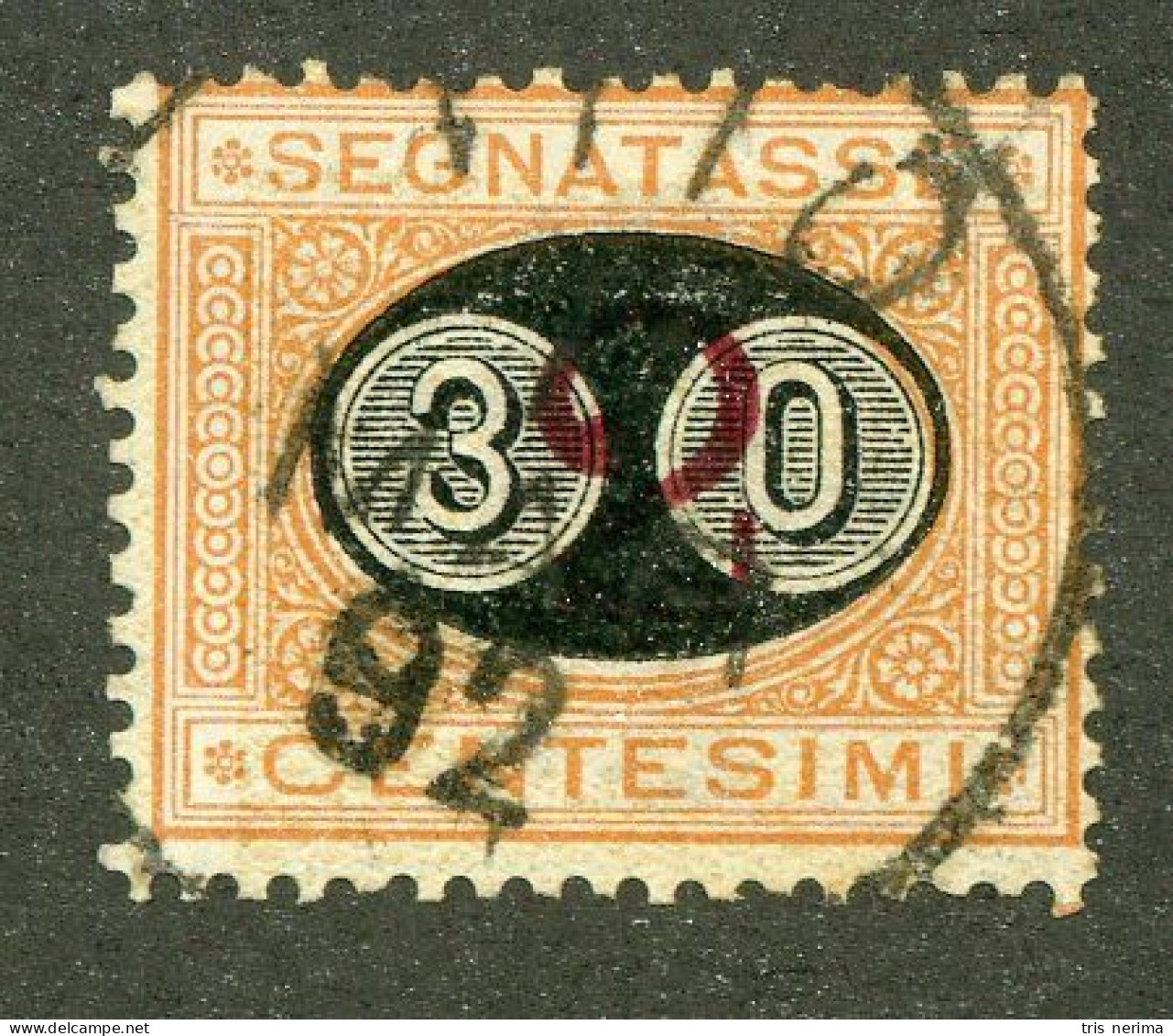585 Italy 1890 Scott #J27 Used (Lower Bids 20% Off) - Postage Due