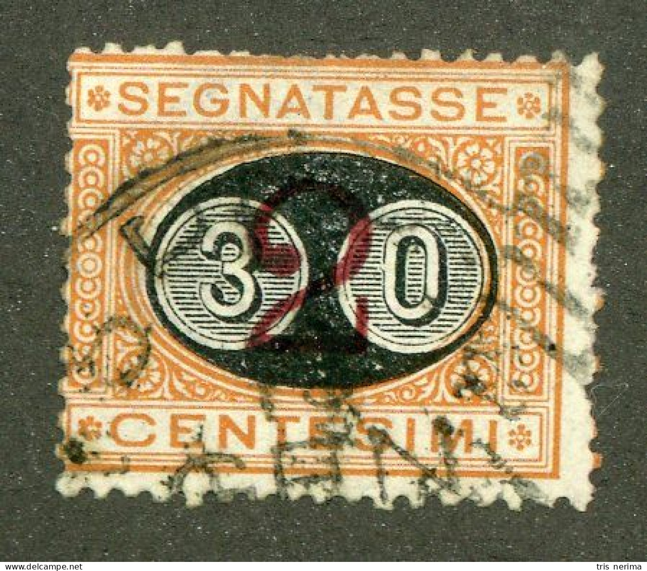 586 Italy 1890 Scott #J27 Used (Lower Bids 20% Off) - Postage Due