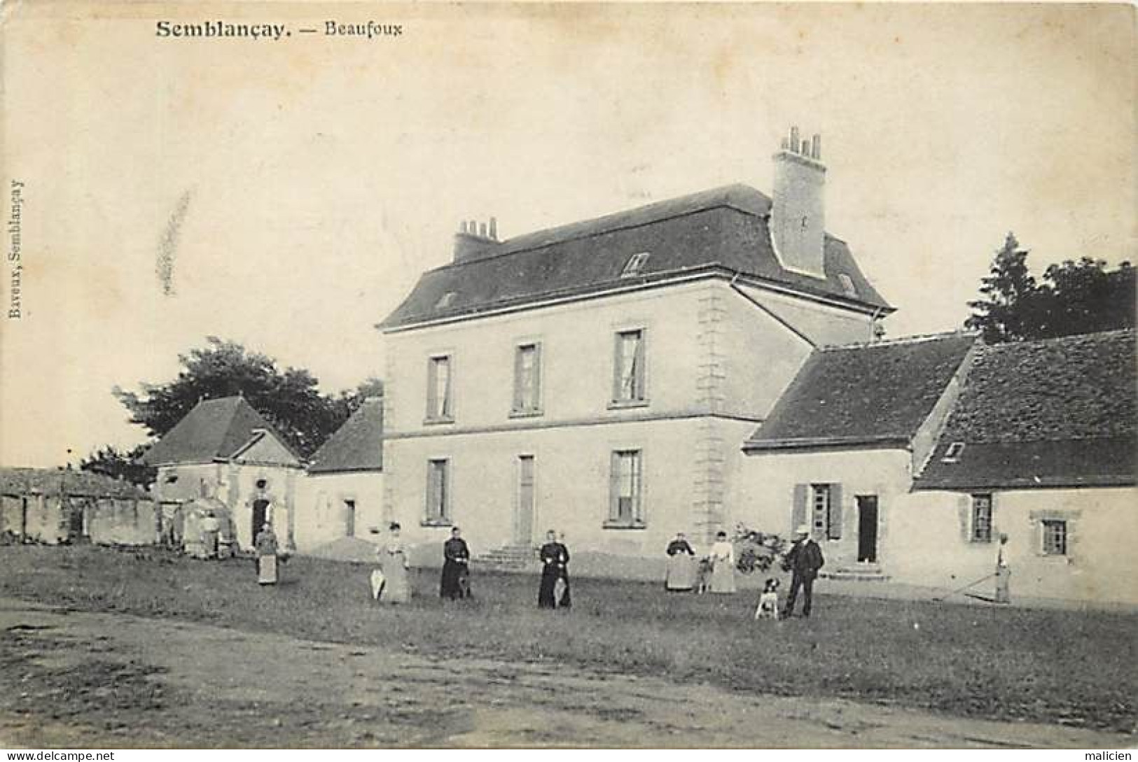 - Indre Et Loire - Ref-B327- Semblancay - Beaufoux - Types Du Pays - Hameau - Hameaux - - Semblançay