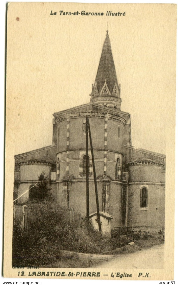 LABASTIDE St PIERRE -  L'EGLISE - - Labastide Saint Pierre