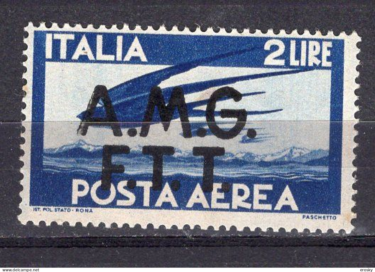 Z6856 - TRIESTE AMG-FTT AEREA SASSONE N°2 * - Airmail