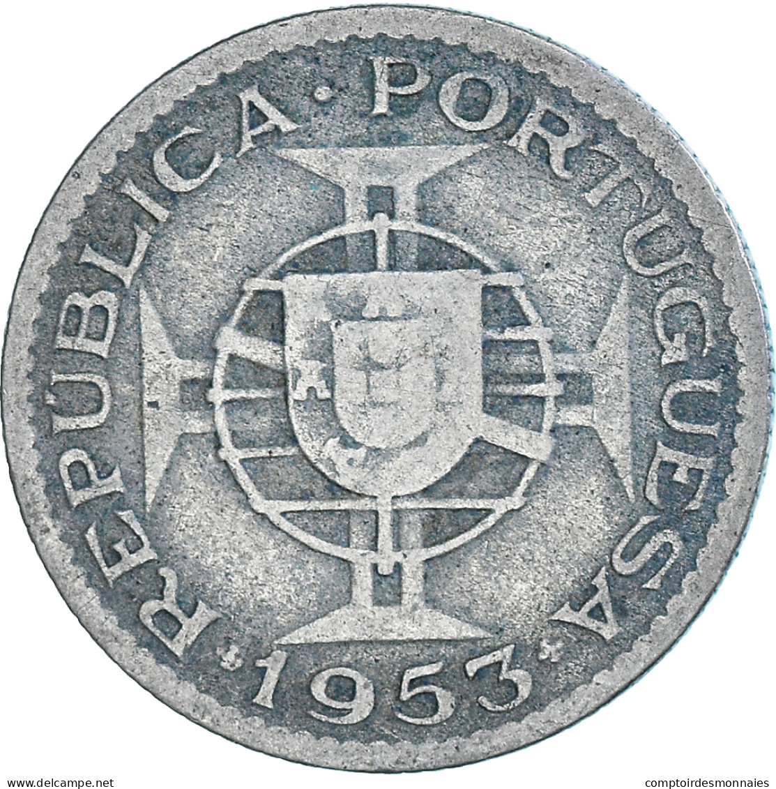Monnaie, Angola, 2-1/2 Escudos, 1953 - Angola