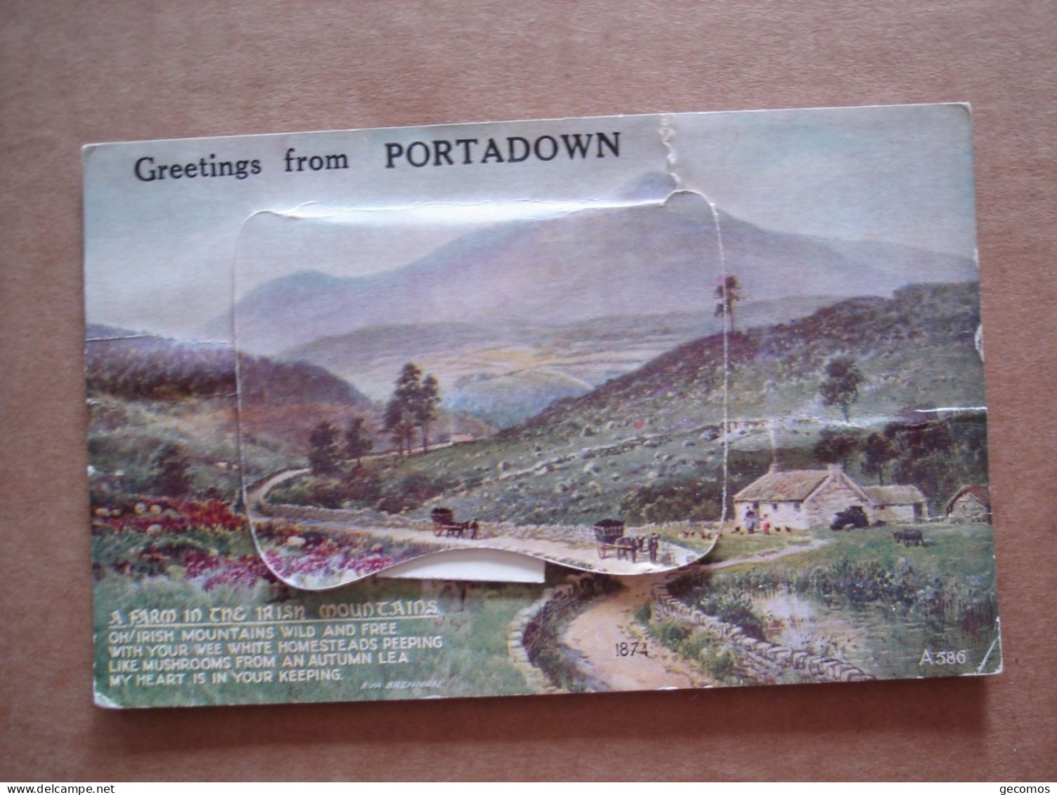 GREETINGS FROM PORTADOWN - Carte à Système.... - Armagh