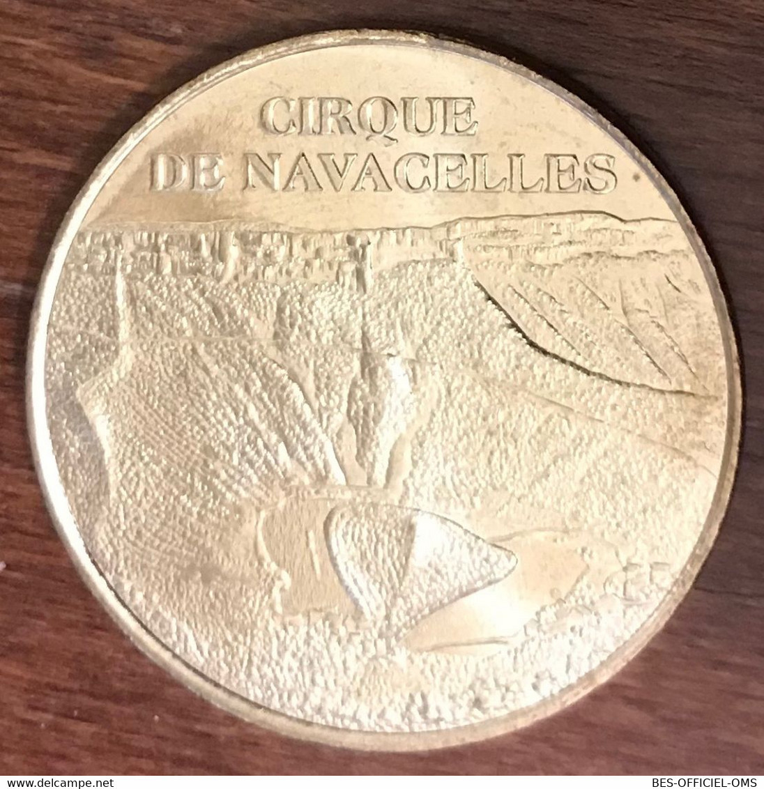 34 CIRQUE DE NAVACELLES MDP 2006 MINI MÉDAILLE SOUVENIR MONNAIE DE PARIS JETON TOURISTIQUE MEDALS COINS TOKENS - 2006