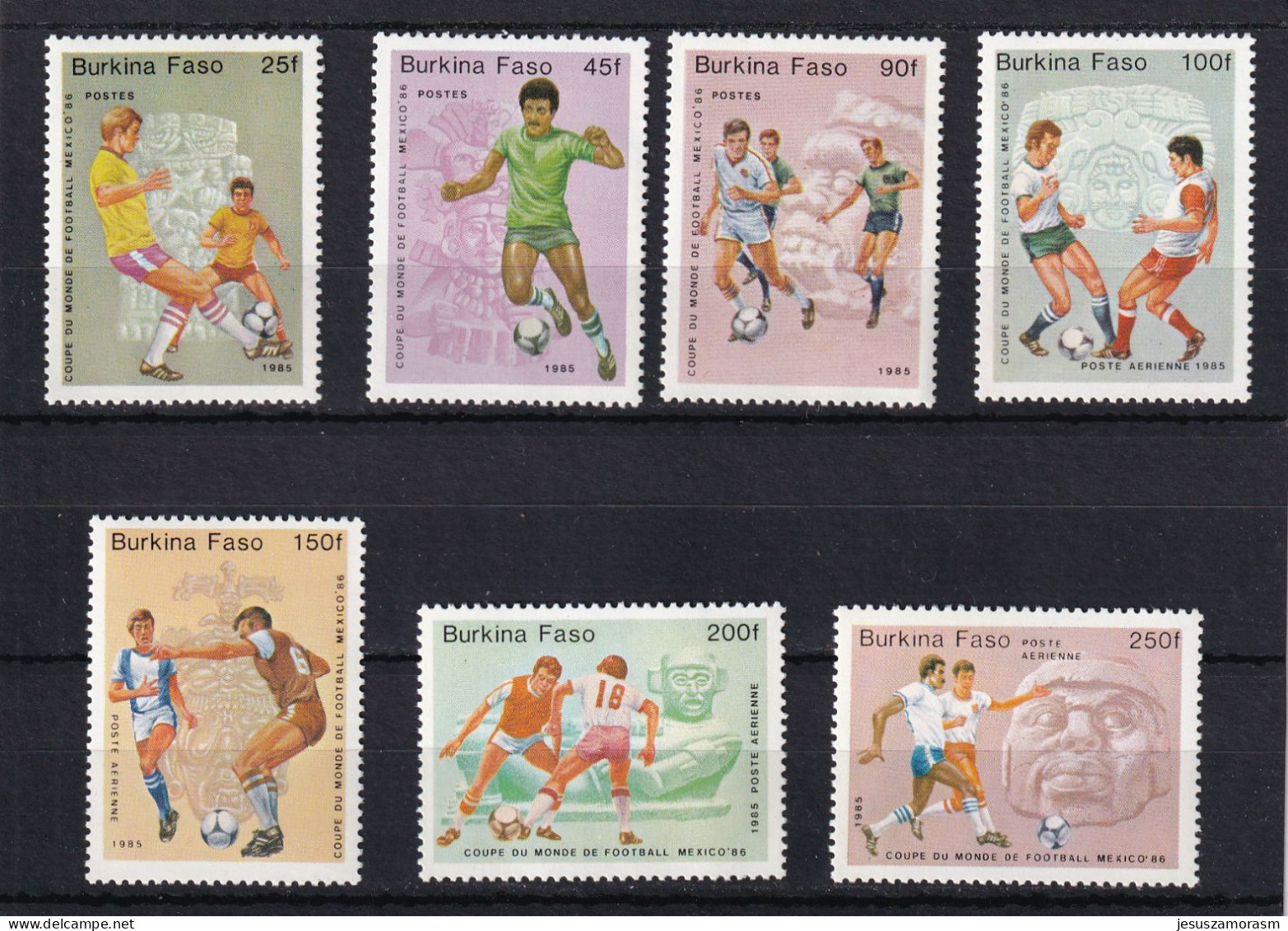 Burkina Faso Nº 666 Al 668 Y A305 Al A308 - Burkina Faso (1984-...)