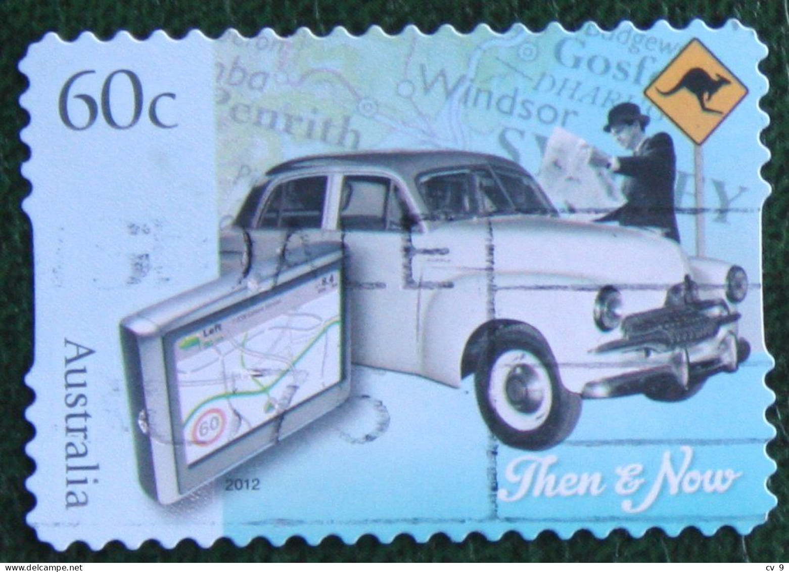 Technology, Then And Now Car Auto Voiture 2012 Mi 3693 Y&T - Used Gebruikt Oblitere Australia Australien Australie - Used Stamps