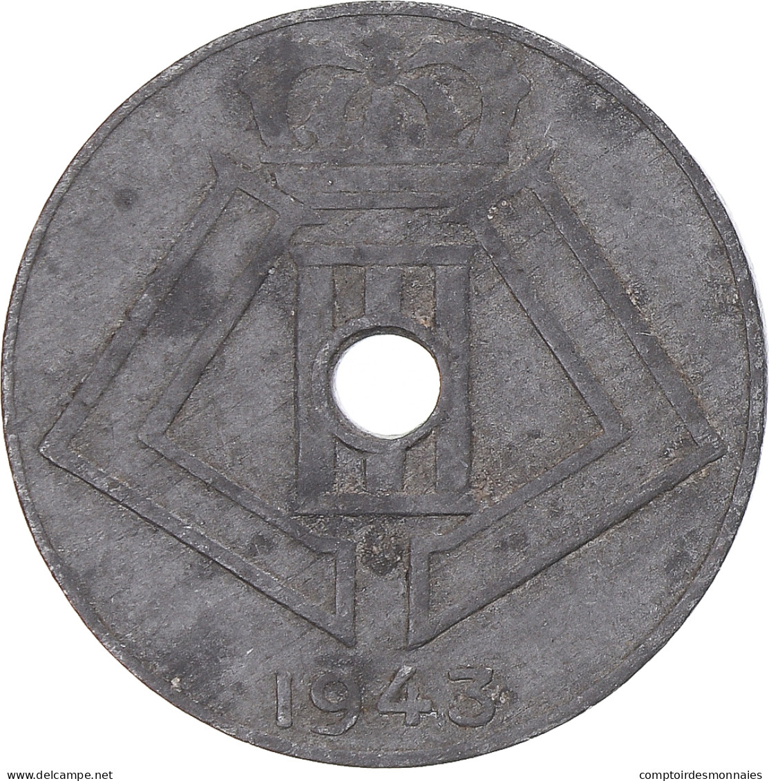 Monnaie, Belgique, 10 Centimes, 1943 - 10 Centimos