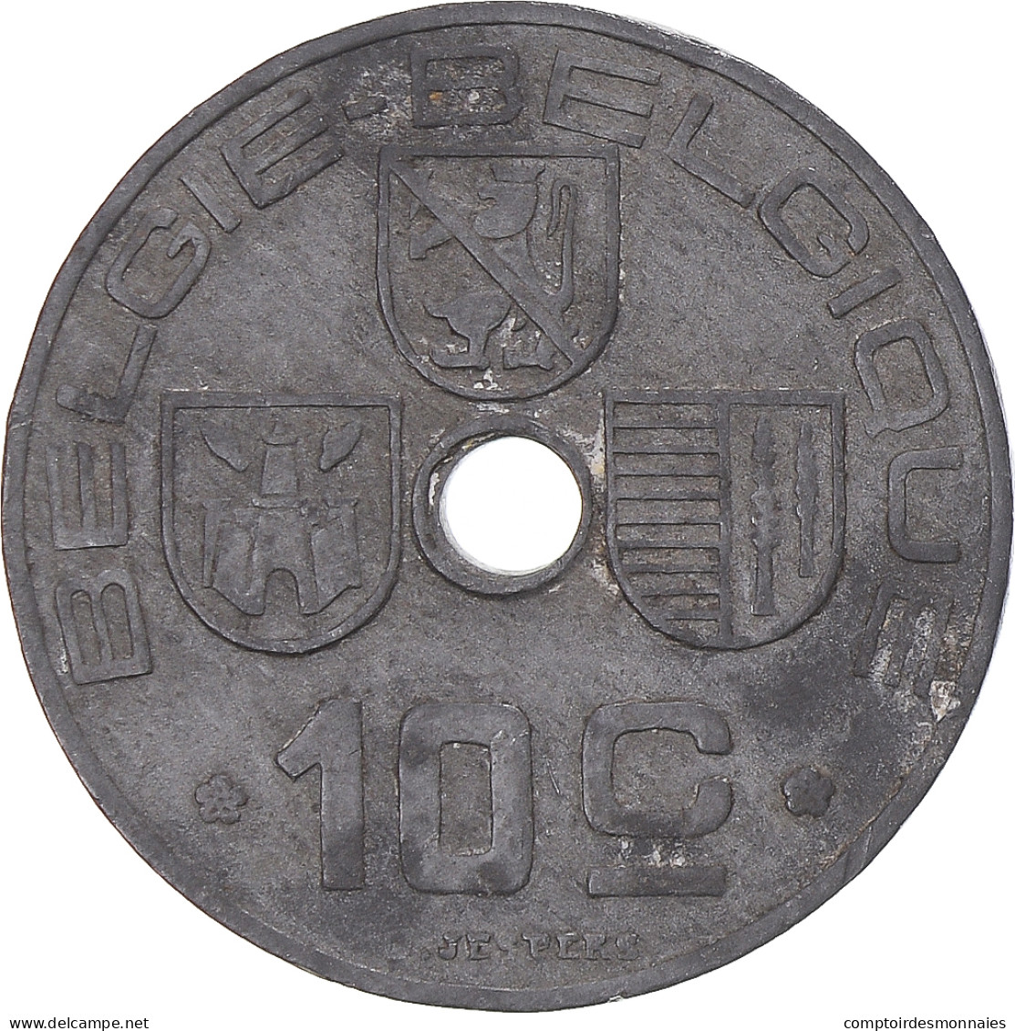 Monnaie, Belgique, 10 Centimes, 1943 - 10 Centimes