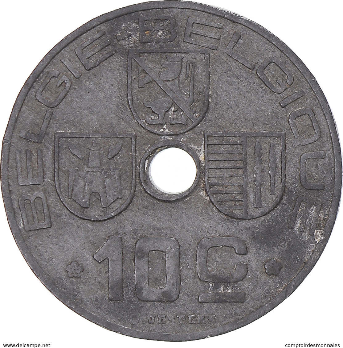 Monnaie, Belgique, 10 Centimes, 1943 - 10 Cents