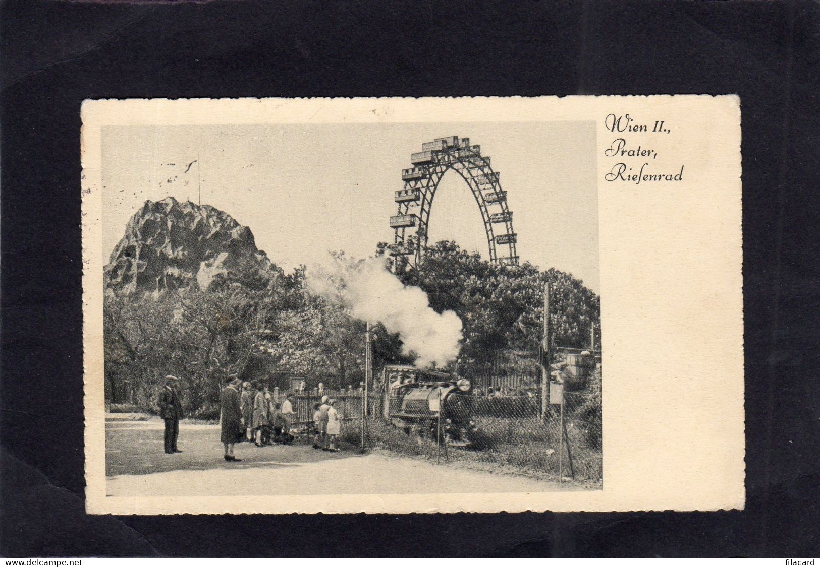 123865           Austria,   Wien  II.,  Prater,   Riessenrad,   VG   1938 - Prater