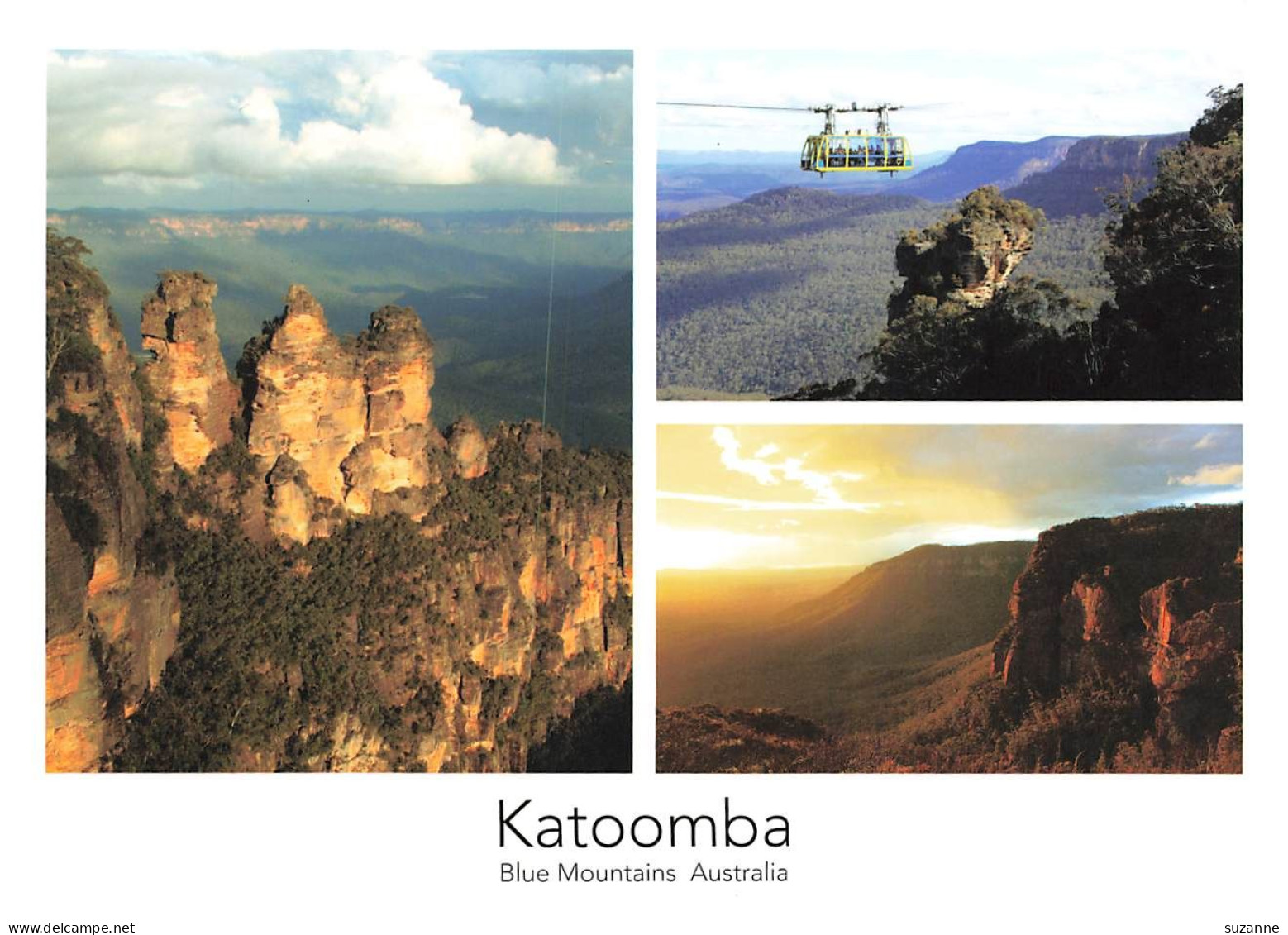 AUSTRALIA - 2 Postcards KATOOMBA Blue Mountains - Autres & Non Classés