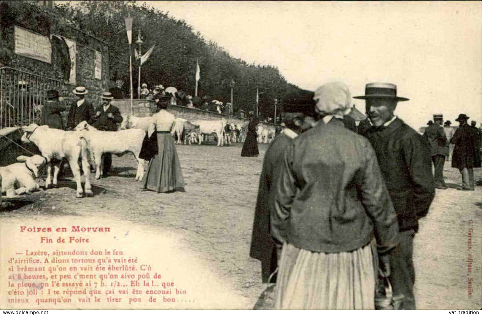 COMMERCES - Carte Postale De La Foire En Morvan - Fin De Foire - L 146098 - Ferias