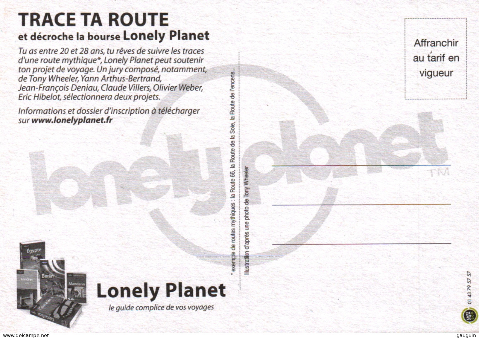 CPM - TAXI LONDONIEN - Pub Lonely Planet - Carte Cart'com - Taxis & Huurvoertuigen