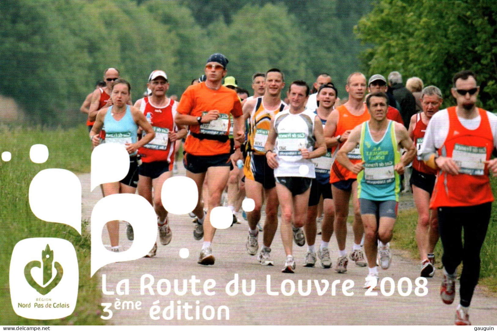 CPM - ATHLÉTISME - La Route Du Louvre 2008 ... Edition Région Nord Pas-de-calais - Athlétisme