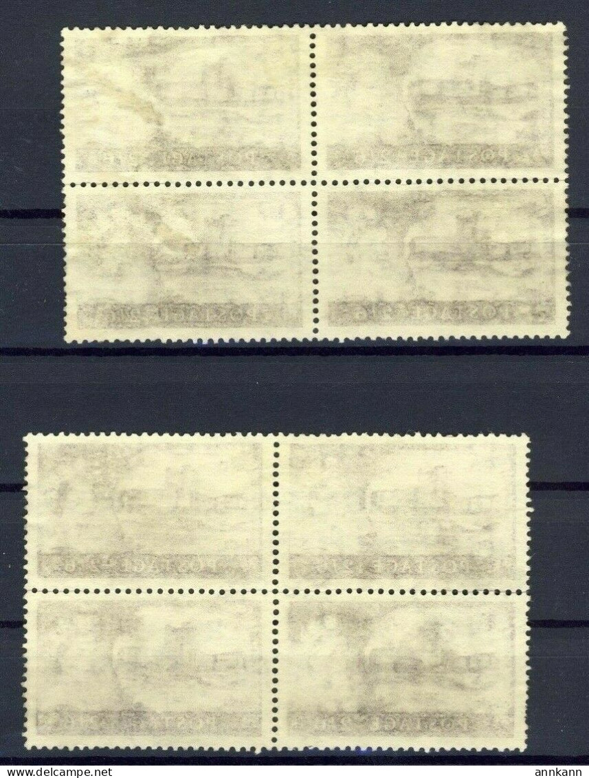 8x Great Britain 2x No. 309 2/6 Castles Blocks Of 4 Used Stamps - Used Stamps