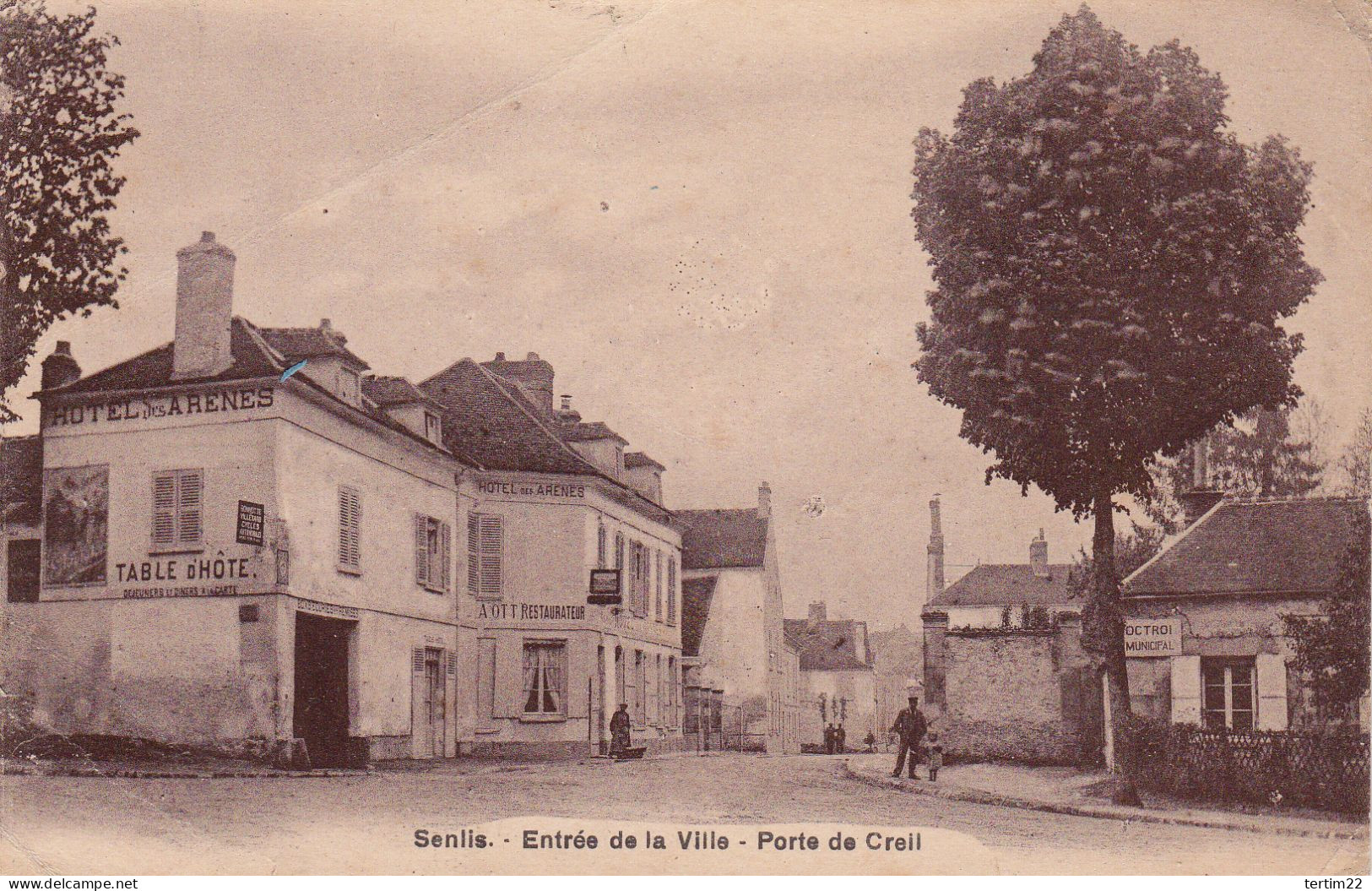 SENLIS . 60 . ENTREE DE LA VILLE PORTE DE CREIL - Cléder