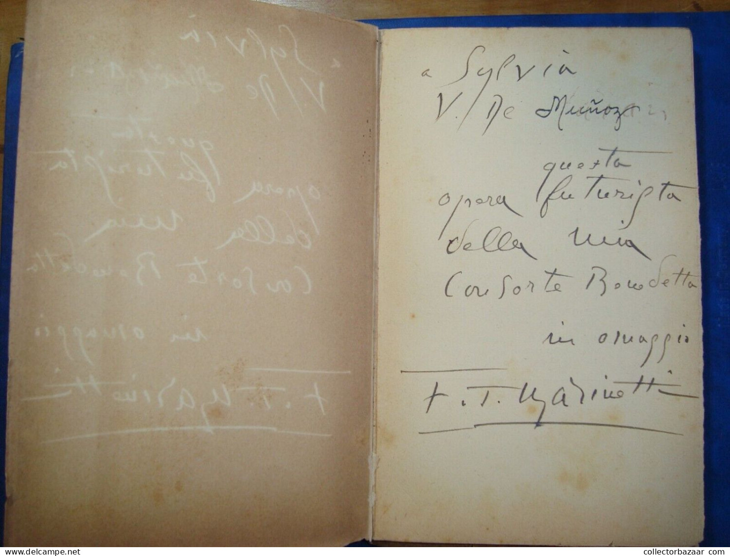 Astra E Il Sottomarino - Benedetta Cappa - A Unique Autographed Edition By Filippo Marinetti - Italia Futurismo - Grandes Autores