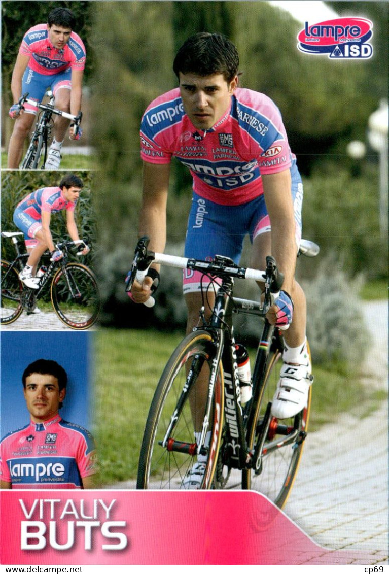 Carte Cyclisme Cycling Ciclismo サイクリング Format Cpm Equipe Cyclisme Pro Lampre - ISD 2011 Buts Vitaliy Ukraine Sup.Etat - Ciclismo