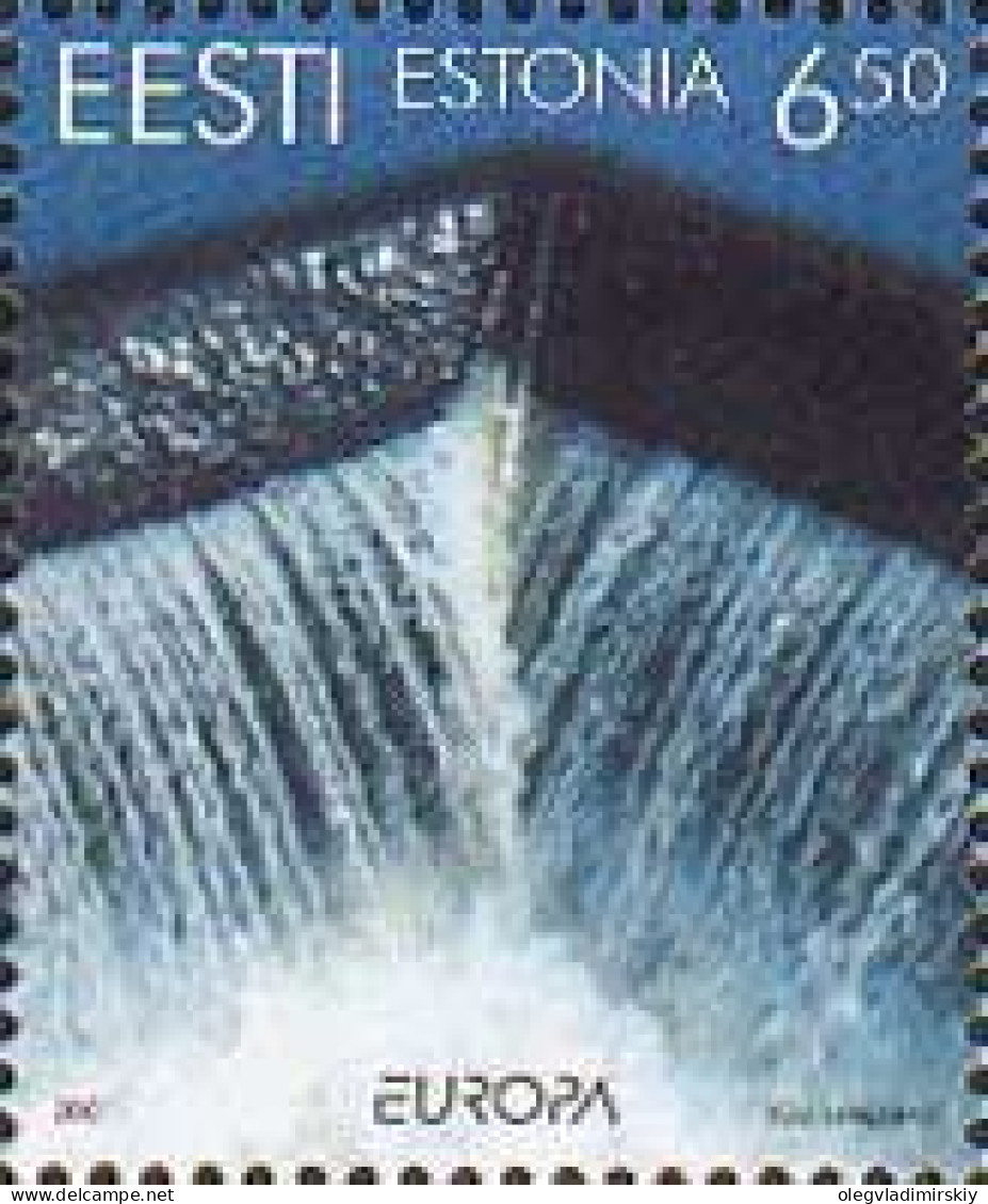 Estonia Estland 2001 EUROPA CEPT Fresh Water Stamp Mint - 2001