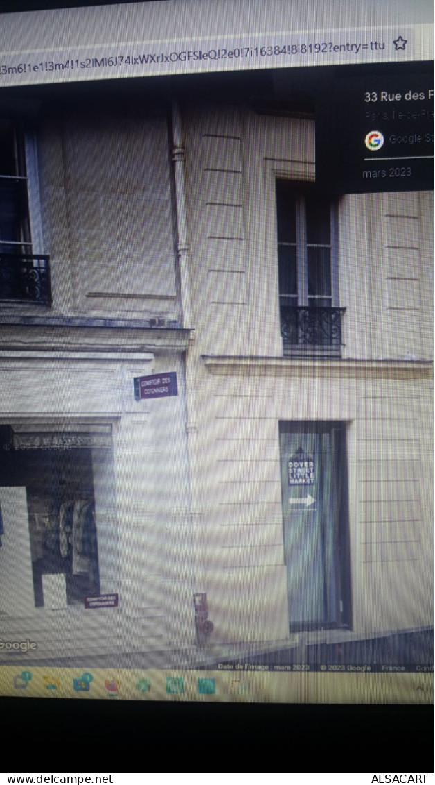 Carte Photo Paris 4 Ieme , Tonnelier , Maison Chevaudrey Thierry Succ , 33 Rue Des Francs Bourgeois - Altri & Non Classificati