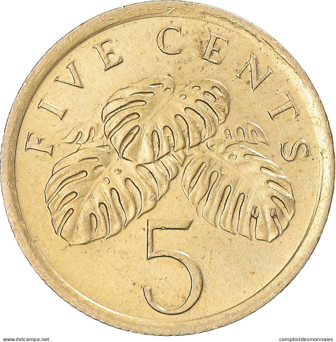 Monnaie, Singapour, 5 Cents, 1988 - Singapour