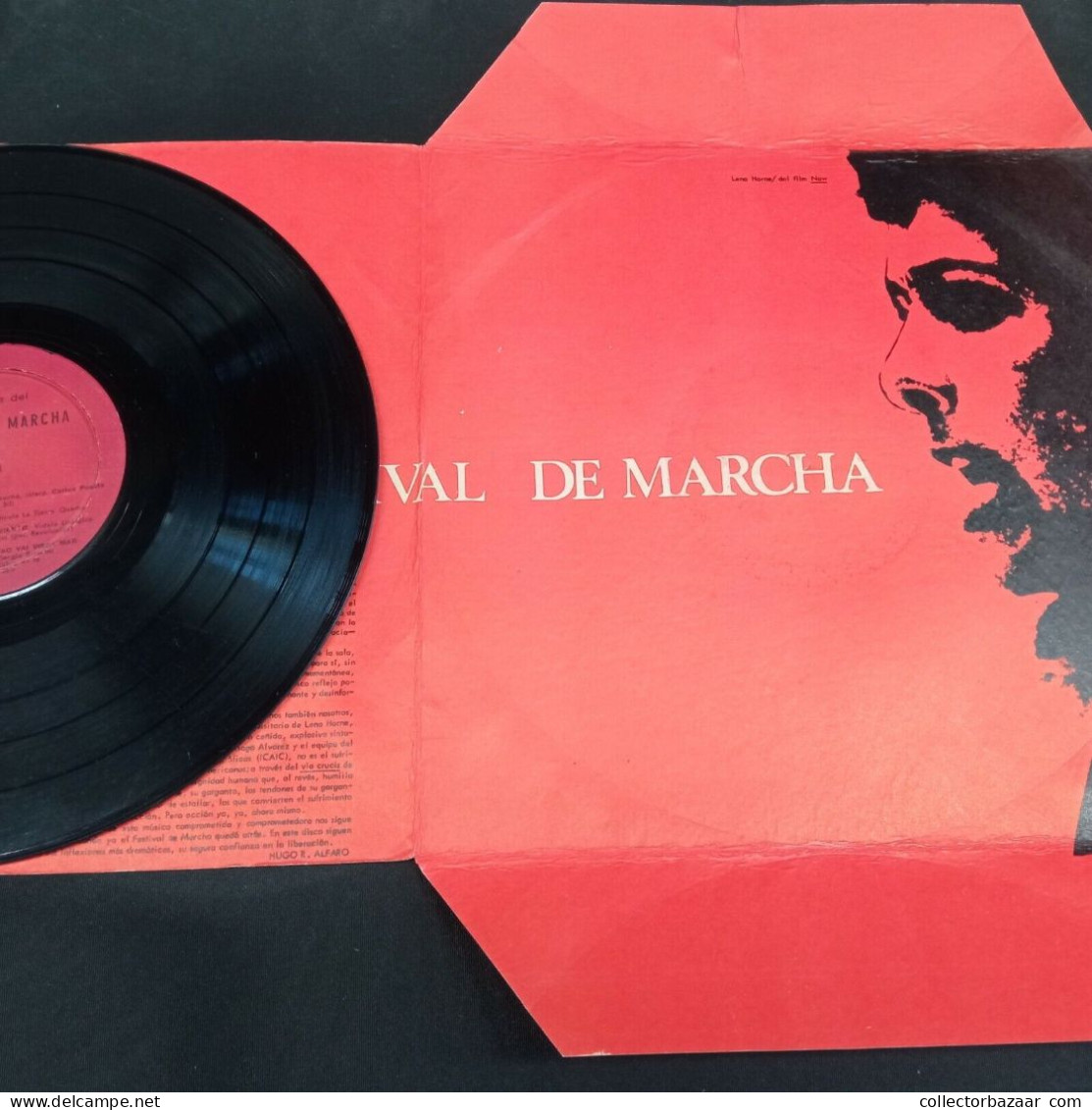 Resonance of Revolution: 1967 Marcha Film Festival LP with Blankito Yupanqui's Captivating Revolutionary Aesthetics