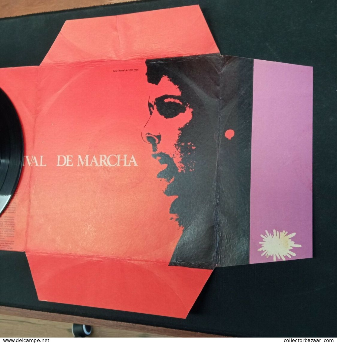 Resonance of Revolution: 1967 Marcha Film Festival LP with Blankito Yupanqui's Captivating Revolutionary Aesthetics