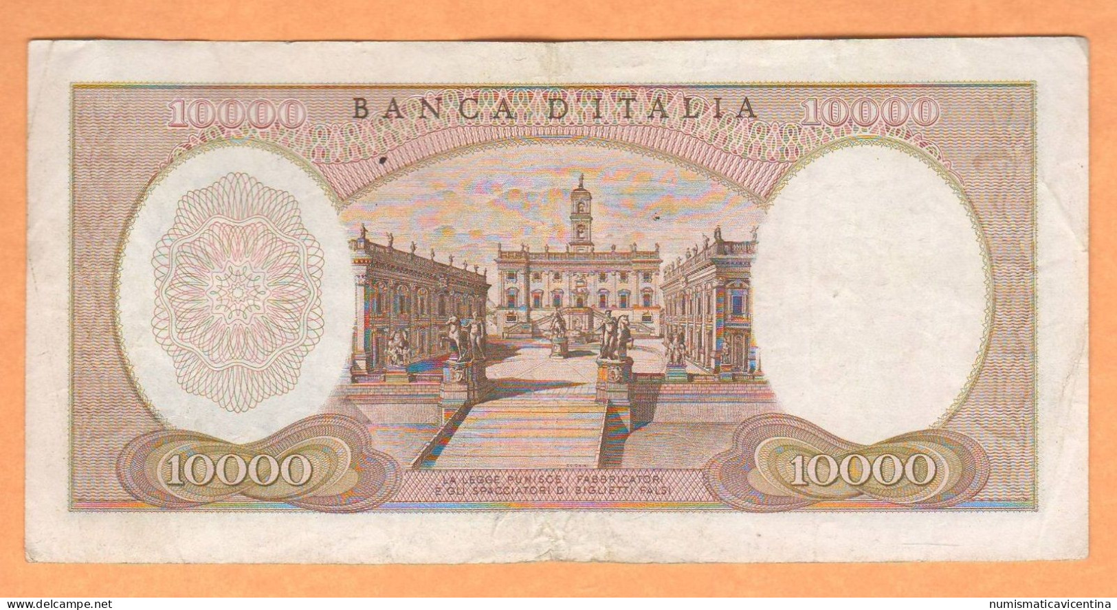 Italia 10.000 Lire Luglio 1964 Michelangelo Italie Republique Italy Bank Note - 10.000 Lire