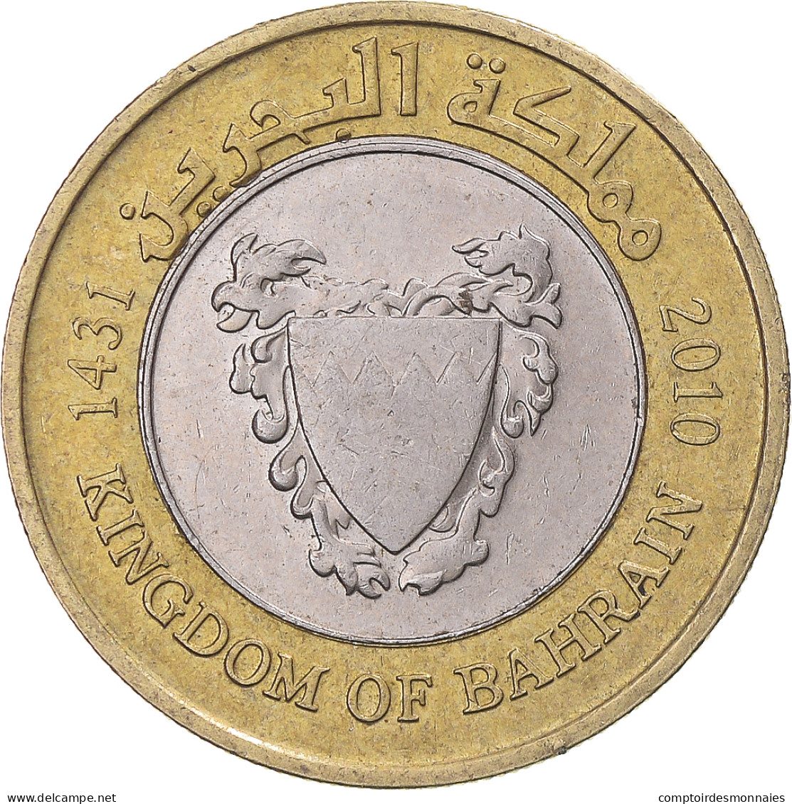 Monnaie, Bahrain, 100 Fils, 2010 - Bahrein