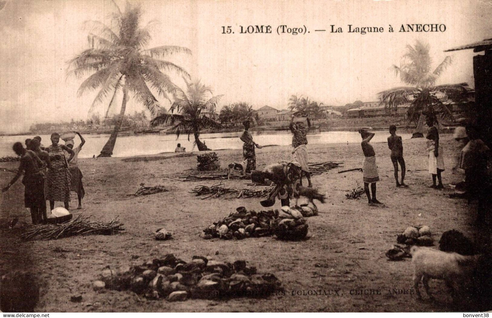 J1408 - TOGO - AFRIQUE - La Lagune à ANECHO - Togo