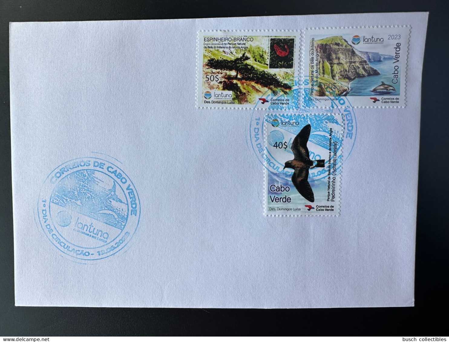 Cape Kap Cabo Verde 2023 Mi. ? FDC Parque Natural Baia Inferno Monte Angra Bird Oiseau Vogel Dauphin Dolphin Delphin - Islas De Cabo Verde