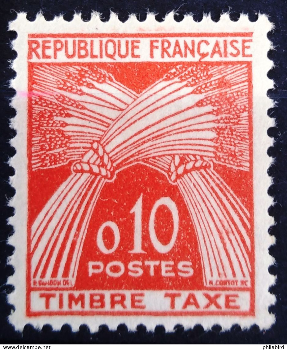 FRANCE                      TAXE 91                       NEUF* - 1960-.... Neufs