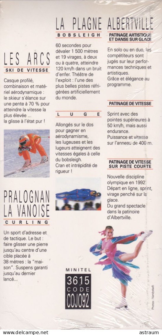 ALBUM SOUVENIR DE LA TELECARTE OFFICIELLE DES XVIe JEUX OLYMPIQUE D'HIVER.. NEUVE SOUS BLISTER.... - Olympic Games