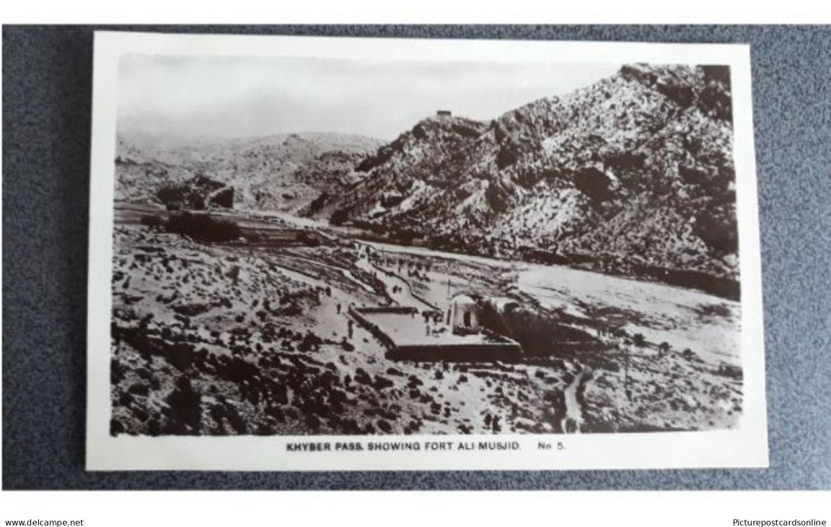 KHYBER PASS FORT ALI-MUSJID NORTH WEST FRONTIER PROVINCE  R/P POSTCARD PAKISTAN N.W.F.P.  K.E. MEHRA PESHAWAR - Pakistan