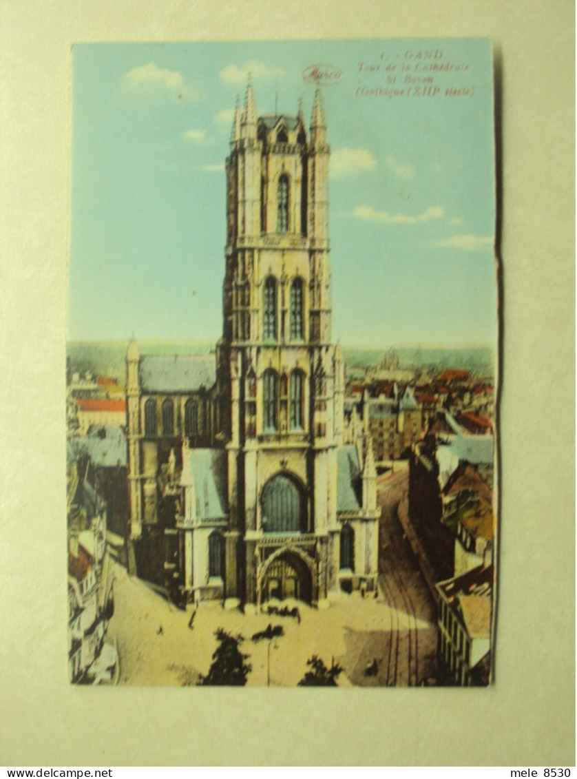 56460 - GAND - TOUR DE LA CATHEDRALE ST-BAVON - ZIE 2 FOTO'S - Laarne