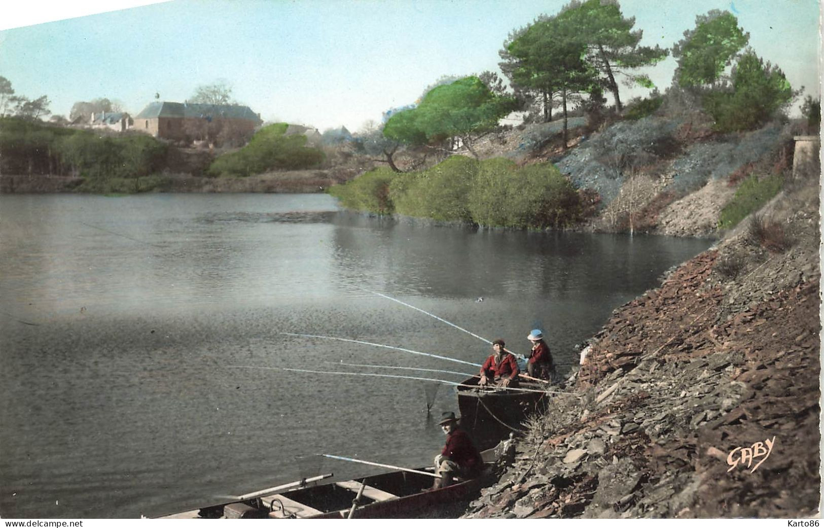 Moisdon La Rivière * étang De La Forge * Pêche à La Ligne Pêcheurs - Moisdon La Riviere