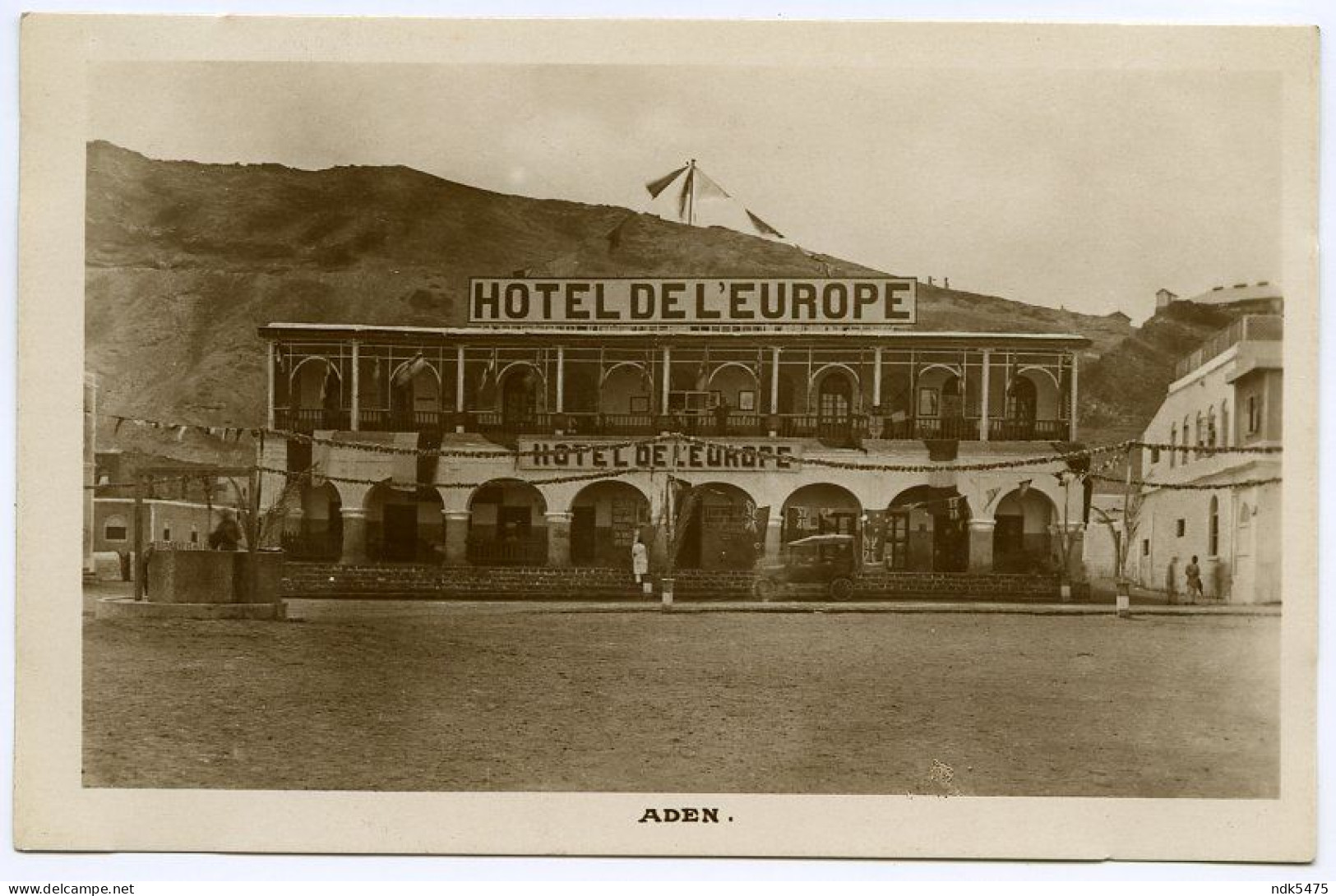 ADEN : HOTEL DE L'EUROPE - Yémen