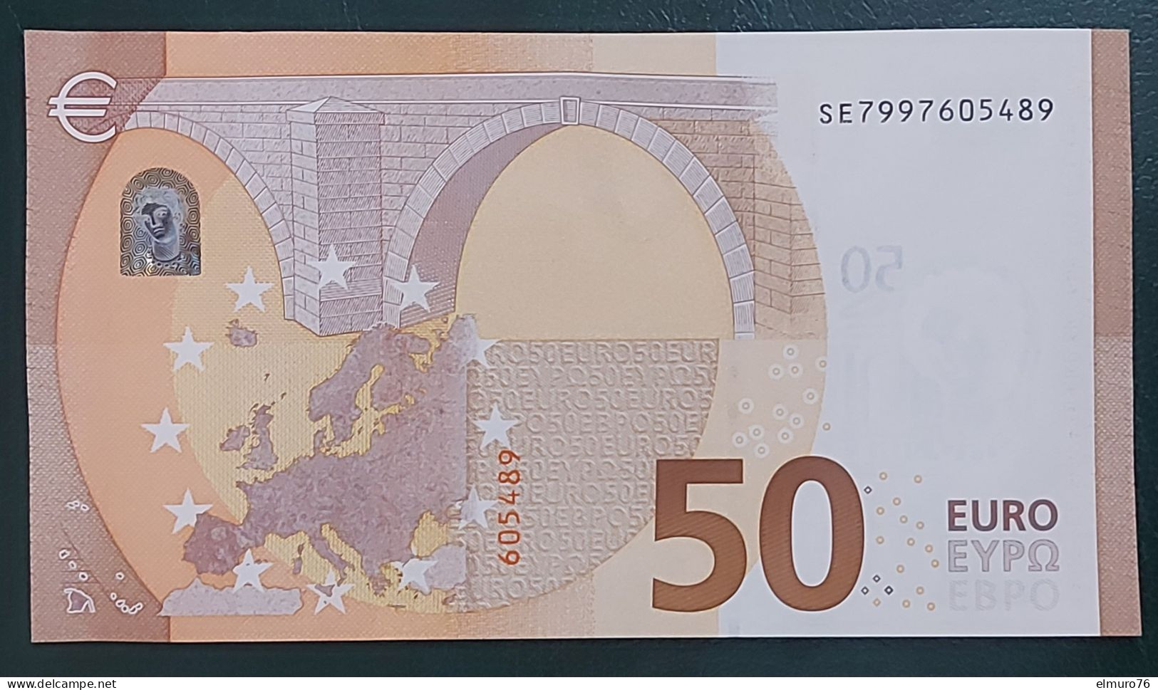 50 EURO S050G1 Italy Lagarde Serie SE Ch 99 Perfect UNC - 50 Euro