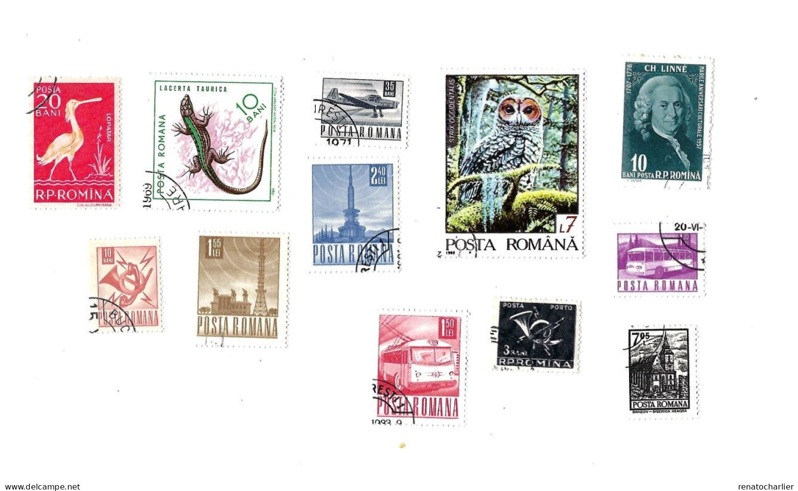 Collection De 80 Timbres Oblitérés. - Sammlungen