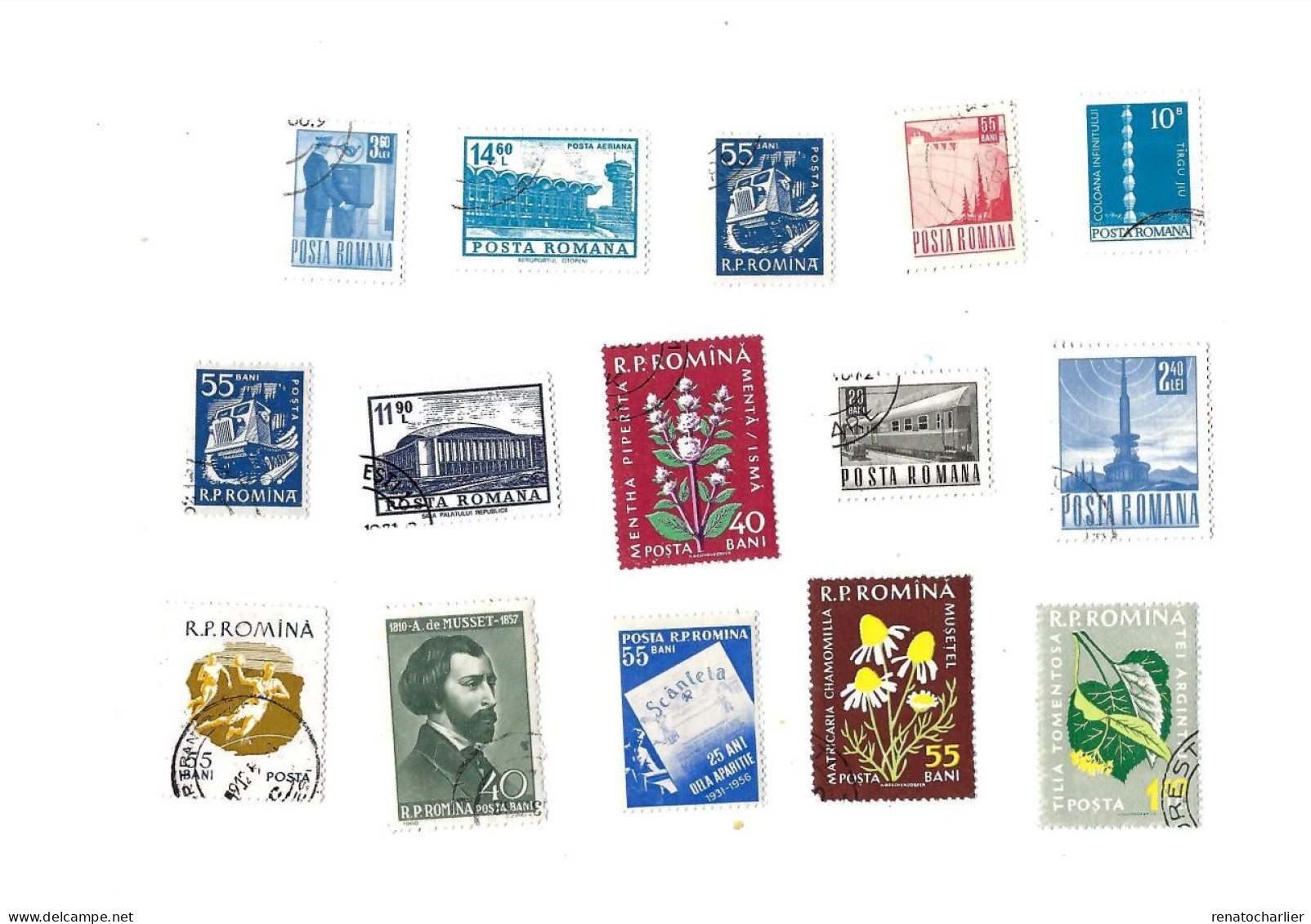 Collection De 80 Timbres Oblitérés. - Sammlungen