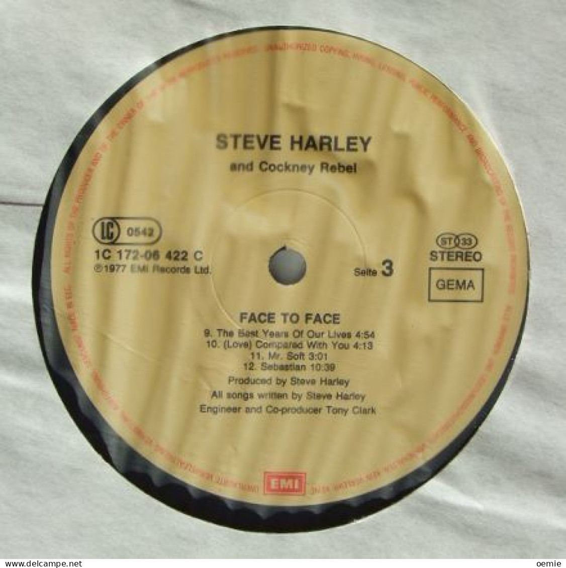 STEVE  HARLEY °  AND COCKNEY  REBEL   FACE TO FACE    ALBUM DE DOUBLE