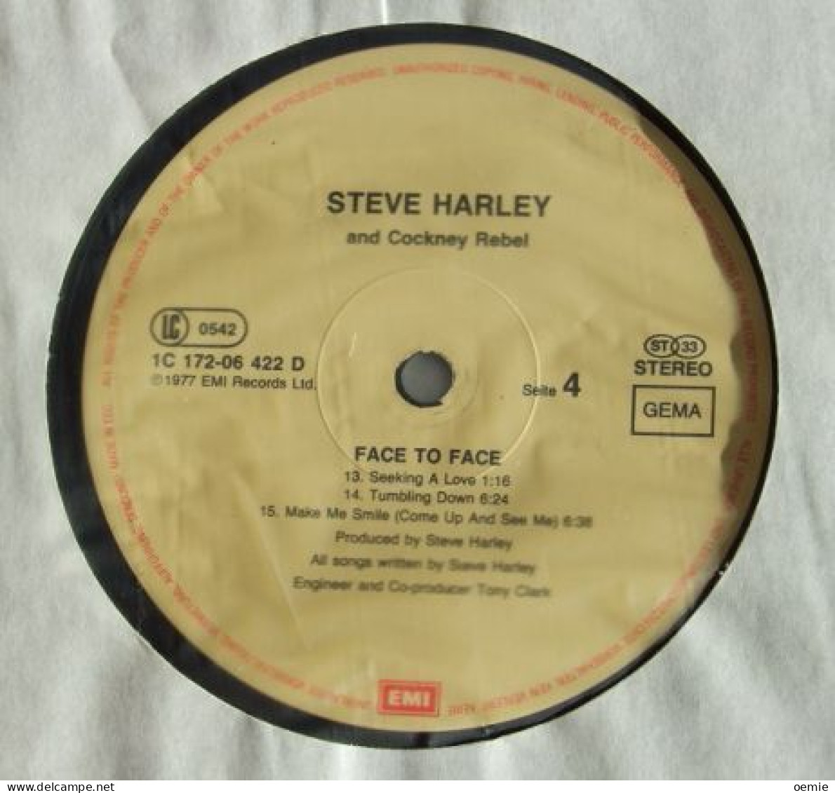 STEVE  HARLEY °  AND COCKNEY  REBEL   FACE TO FACE    ALBUM DE DOUBLE