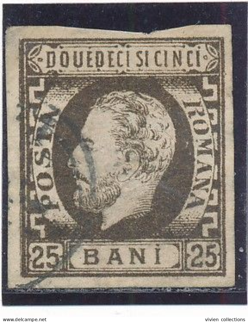 Roumanie Moldavie N° 30 Oblitéré (petit Clair Dans La Marge Coin Haut Gauche) - 1858-1880 Moldavie & Principauté