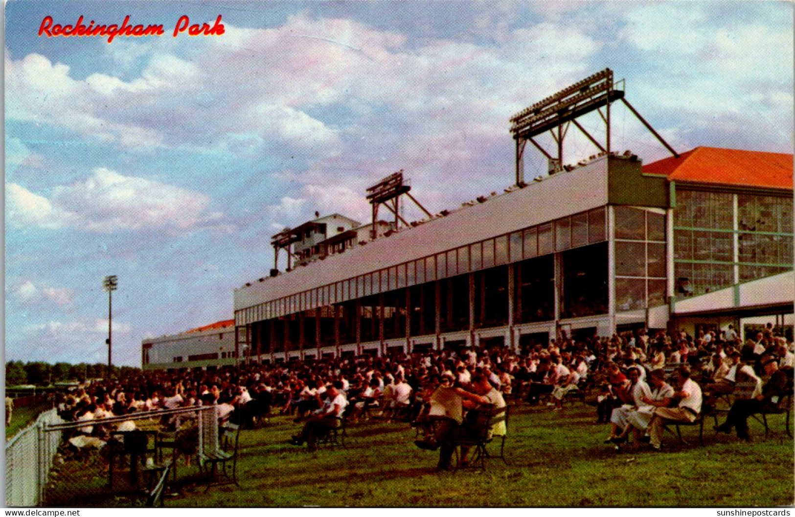 New Hampshire Salem Horse Racing Grandstand And Club House At Rockingham Park  - Salem