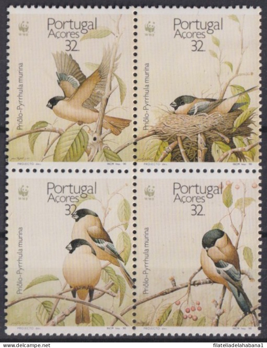 F-EX43450 AZORES PORTUGAL MNH 1990 BIRD AVES PAJAROS PRIOLO.  - Schwalben