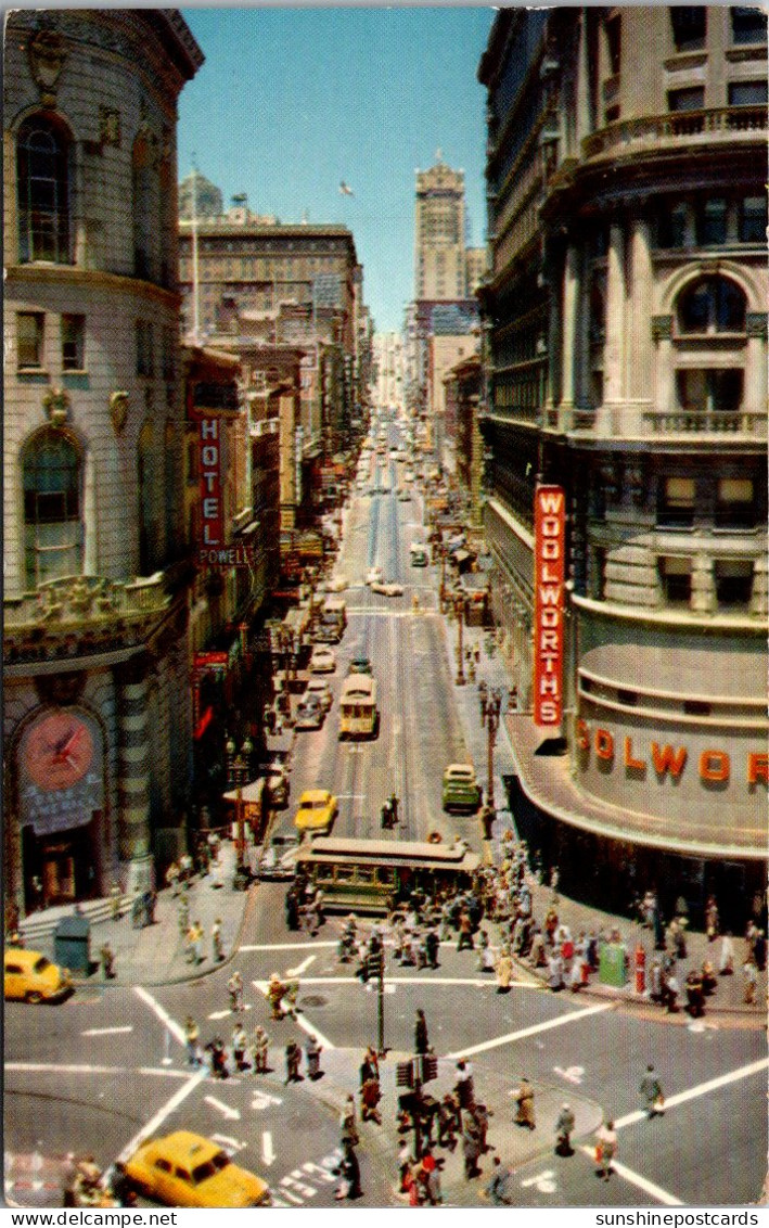 California San Francisco Cablecar On Turntable At Powell And Market Street 1961 - San Francisco