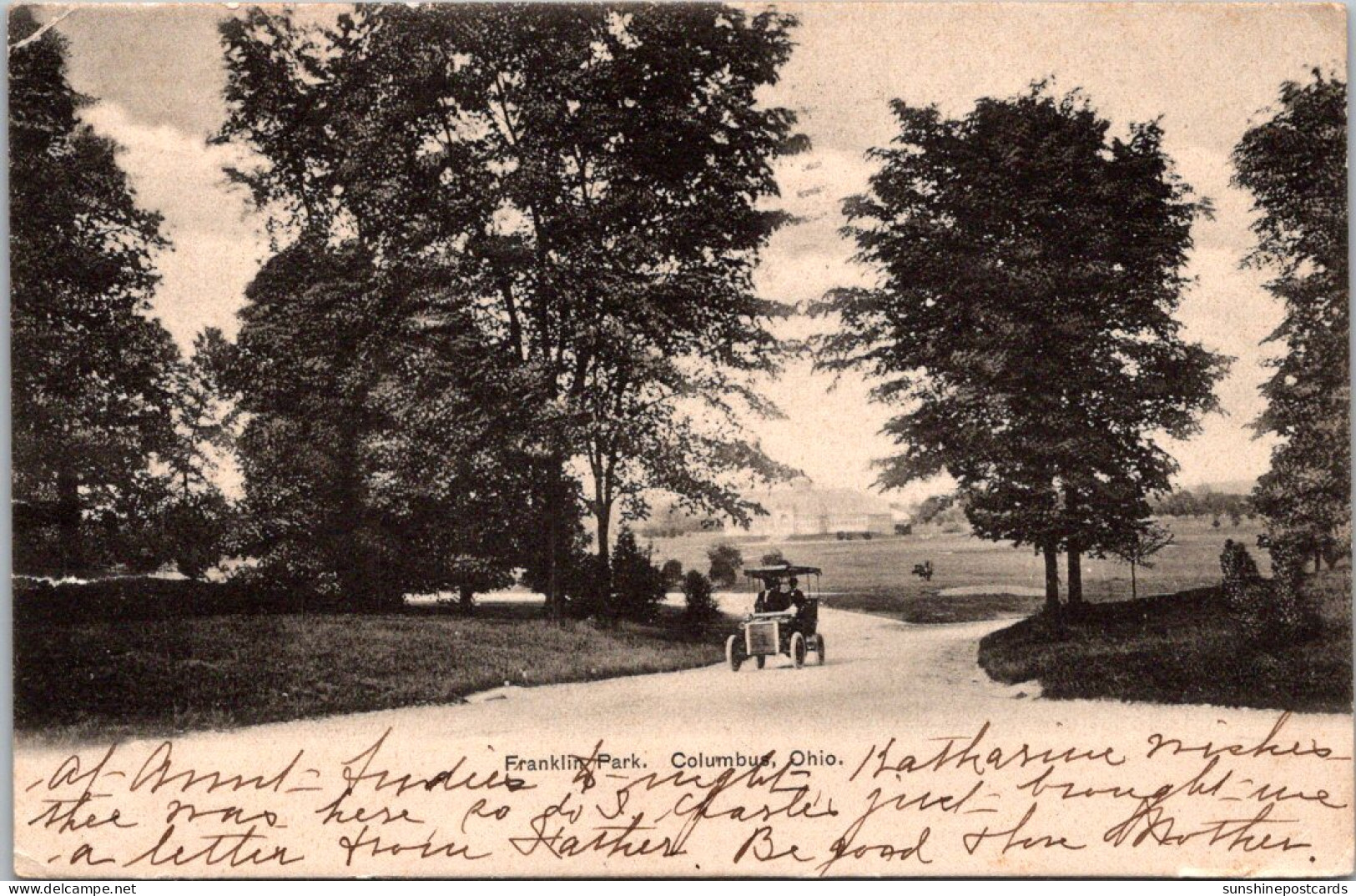 Ohio Columbus Scene In Franklin Park 1905 - Columbus