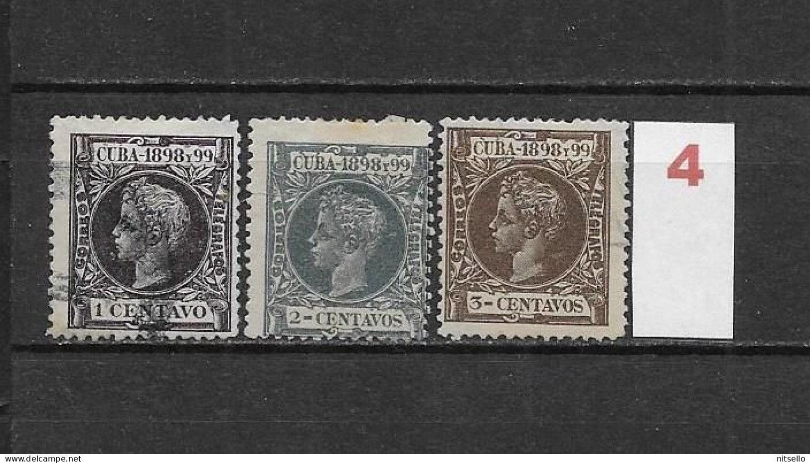 LOTE 2173 C  ///  CUBA 1898  EDIFIL Nº: 159/161   ¡¡¡ LIQUIDACION - LIQUIDATION - JE LIQUIDE !!! - Cuba (1874-1898)