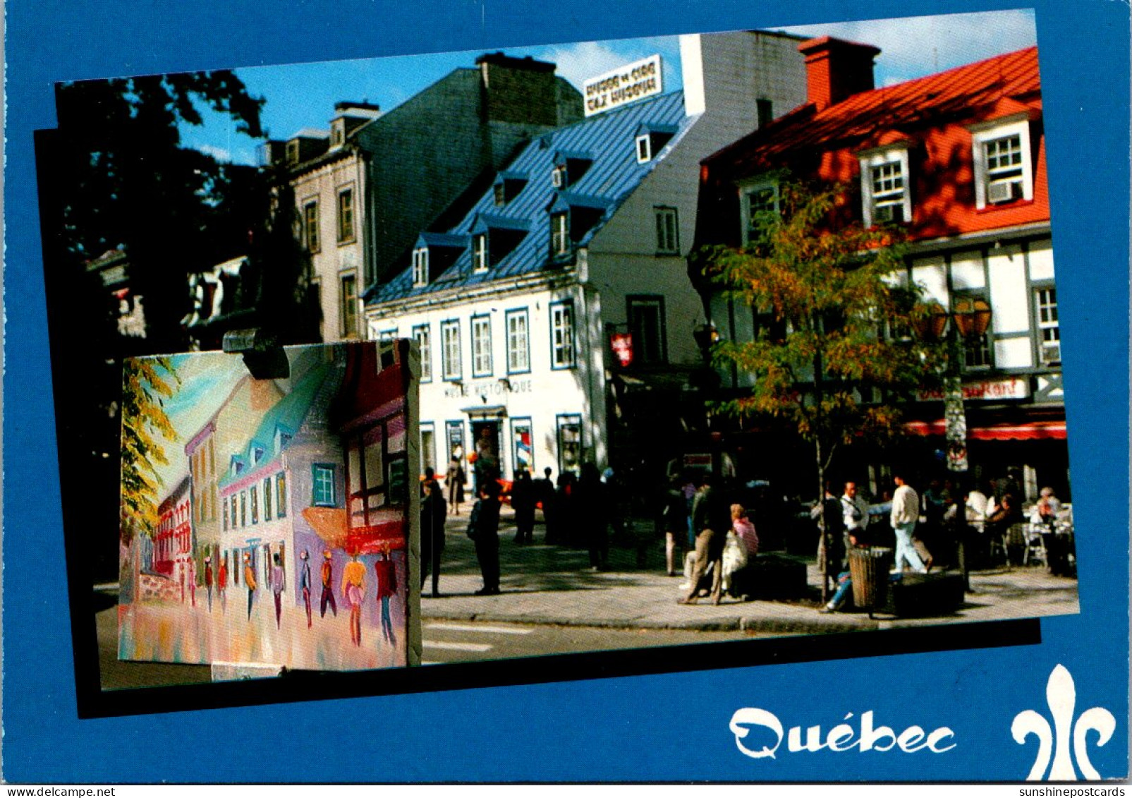 Canada Quebec Corner Of Saint Anne And Du Tressor Streets 1989 - Québec - La Cité